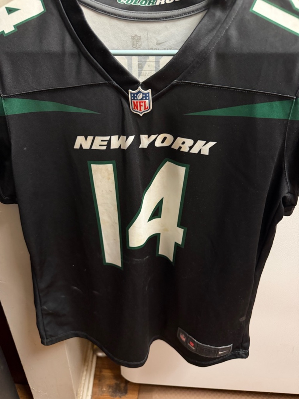 Nike NFL NEW YORK JETS black Stealth Sam Darnold jersey